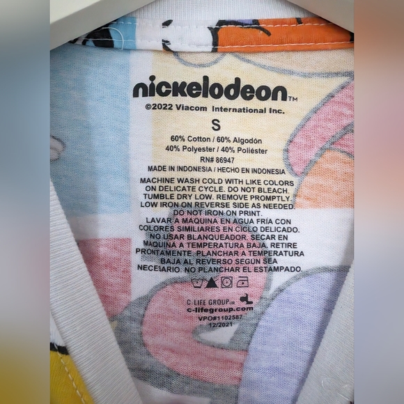 Pair of Nickelodeon T-shirts - Size S - Picture 5 of 5